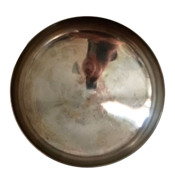 Valero Silver Plate Champagne Goblet Sherbet Dish Grapevine Stem PATINA Vintage. - Picture 6 of 16